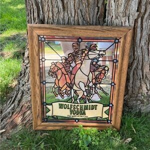 Wolfschmidt Vodka Stained Glass Art